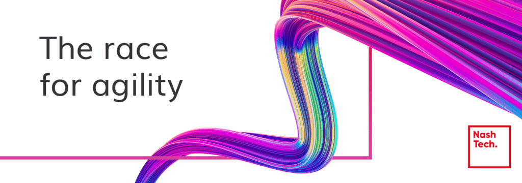 the race for agililty report website banner x
