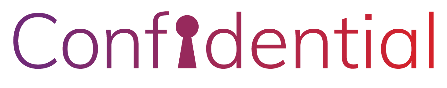 confidential logo positive version